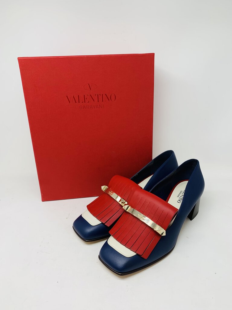 Valentino LUXURY SHOES Navy 7.5