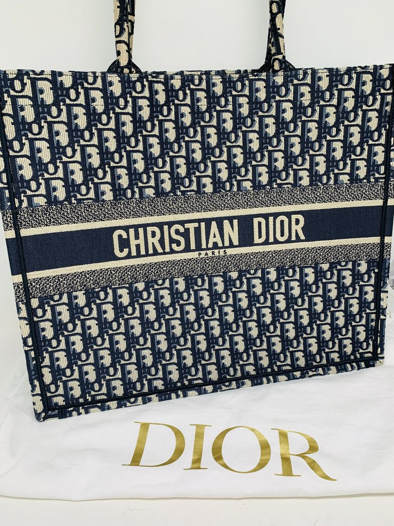 Christian Dior LUXURY HANDBAGS Navy L