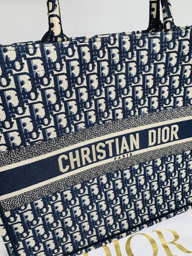 Christian Dior LUXURY HANDBAGS Navy L