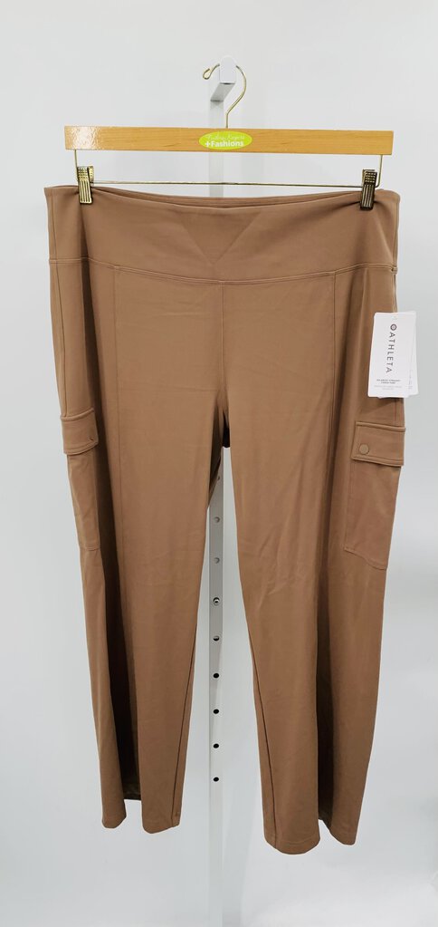 Athleta Active Pants Plus Brown 2X