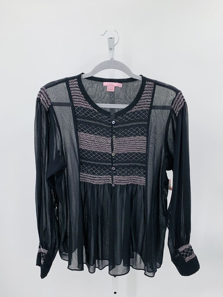 Calypso Blouse Black S