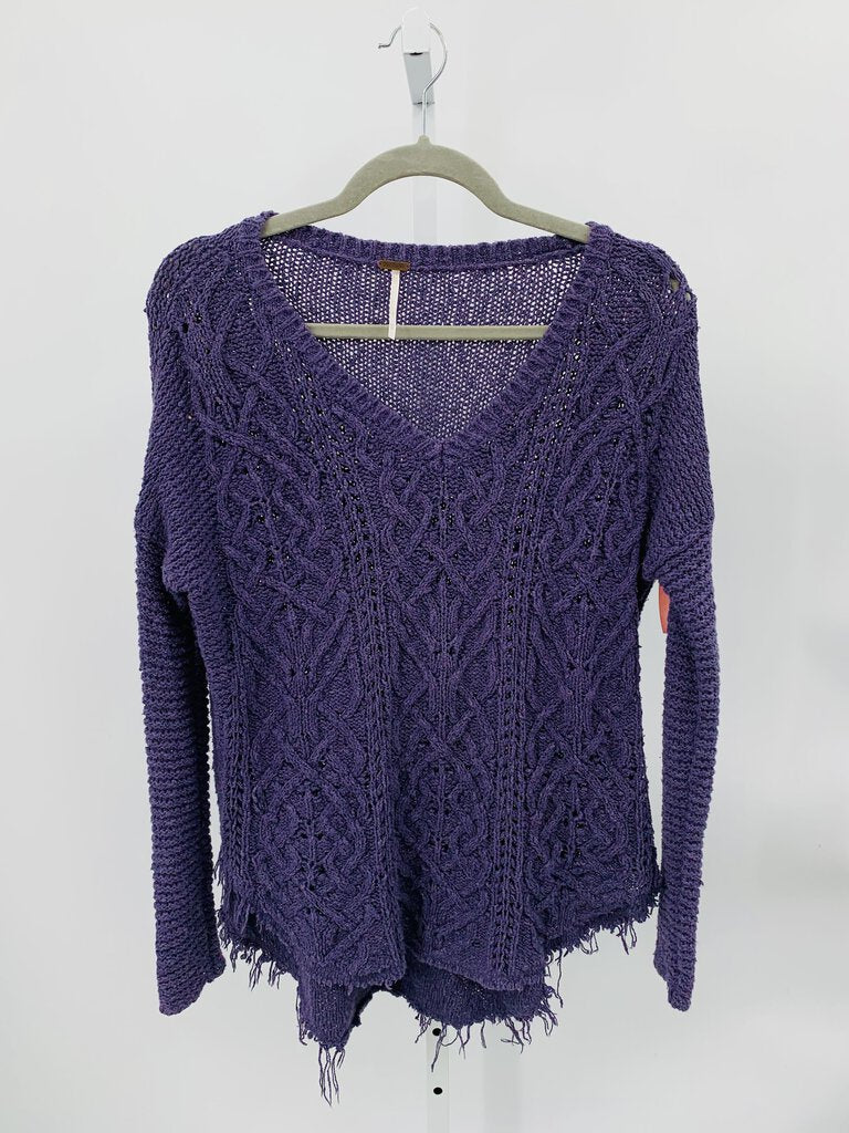 Free People Sweater Purple XS