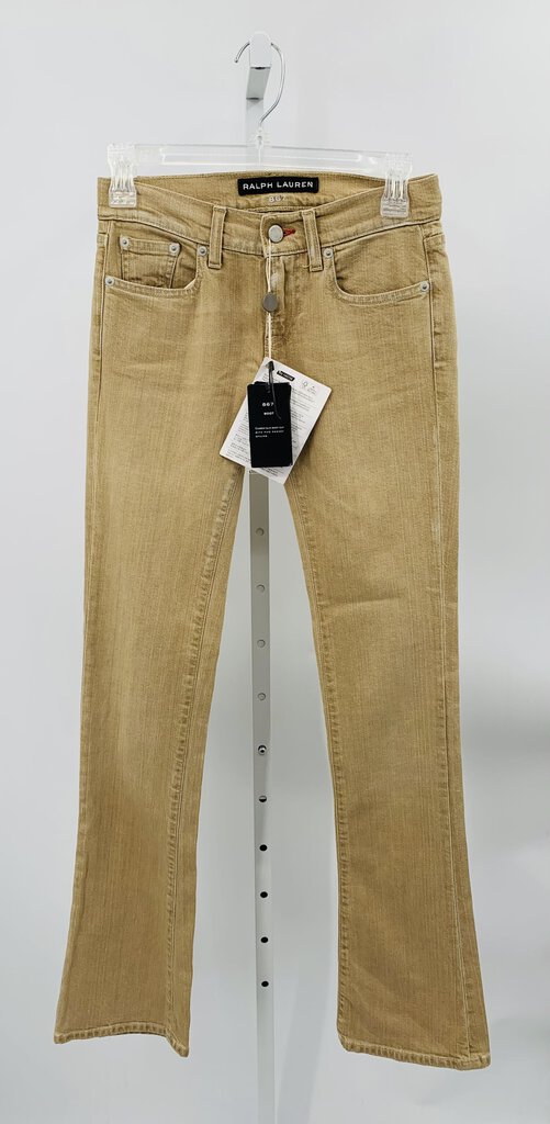 Ralph Lauren Jeans Straight Tan 0