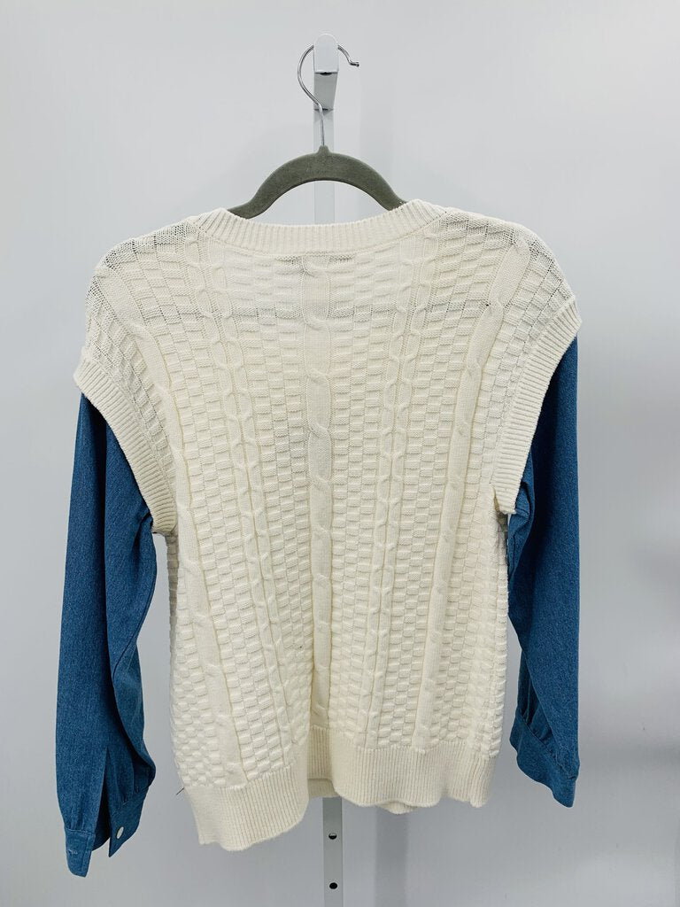 Stitch & Needle Sweater Ivory S