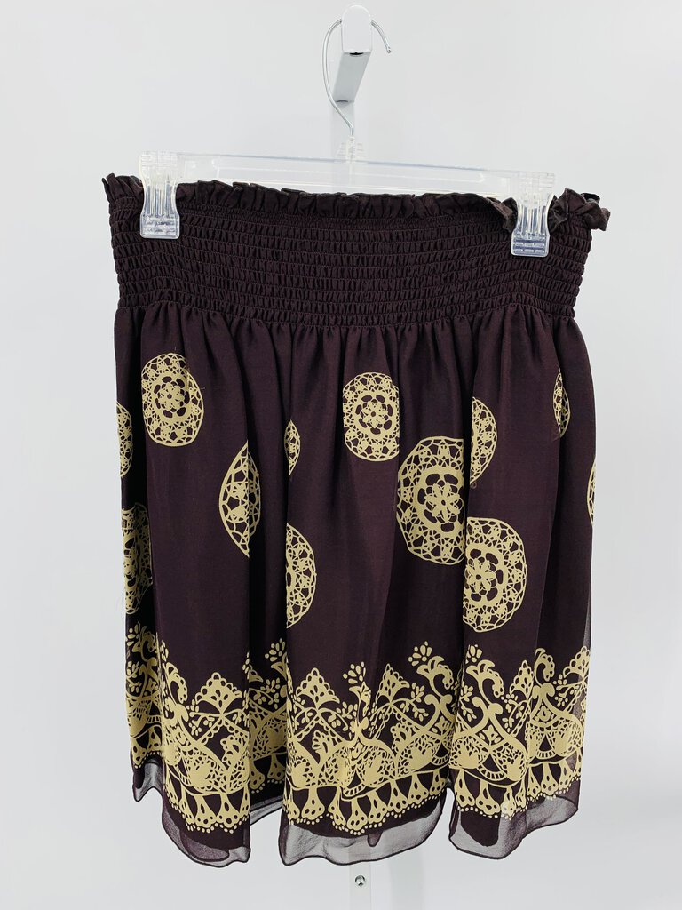 Anna Sui: Anthropologie Skirt Brown S