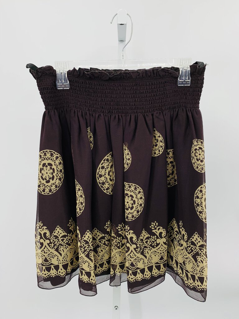 Anna Sui: Anthropologie Skirt Brown S