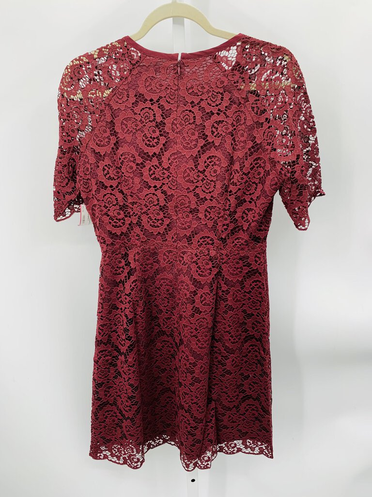 Madewell Dress Burgundy 6