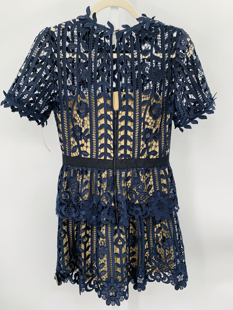 Self Portrait Dress Navy 6
