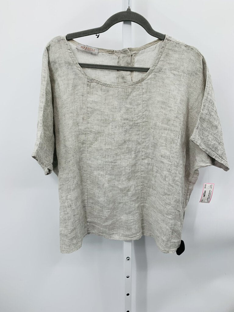 Superbelle Top Beige OS