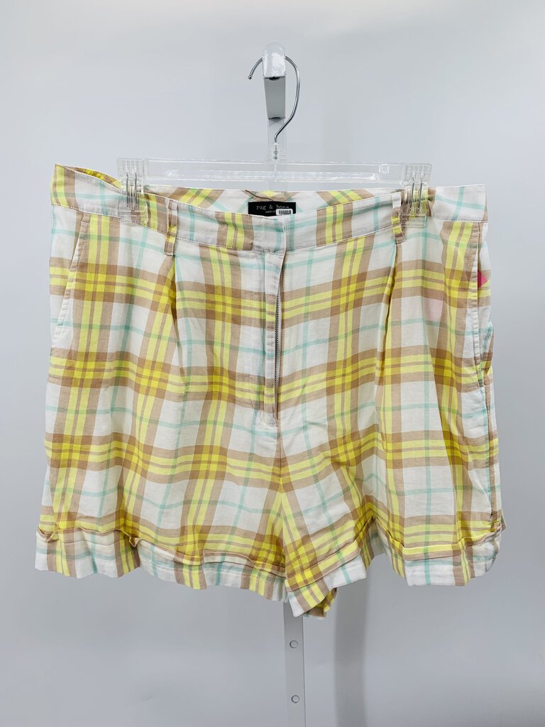 Rag & Bone Shorts Yellow 14