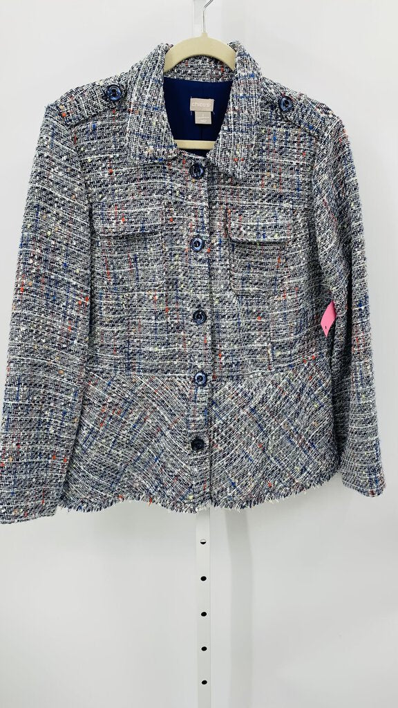 Chico's Jacket Navy L