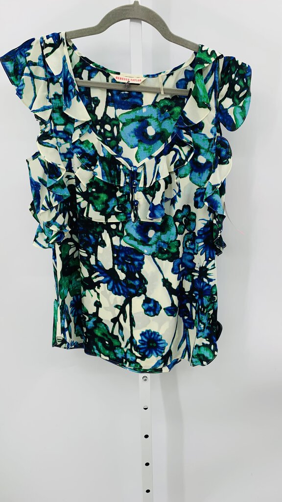 Rebecca Taylor Blouse Blue 8