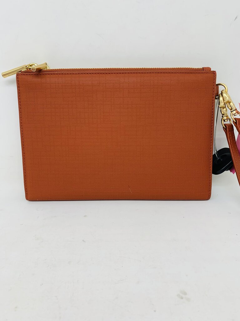 Dagne Dover Wristlet Brown