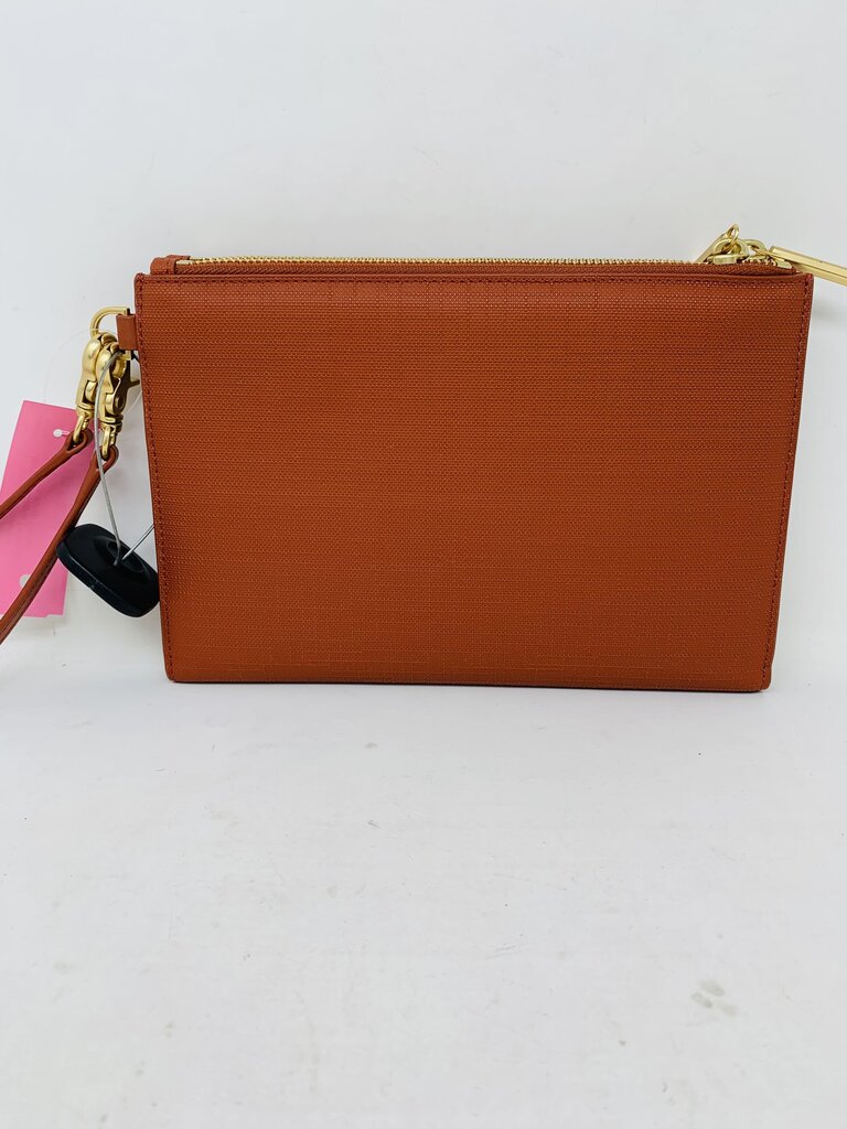 Dagne Dover Wristlet Brown