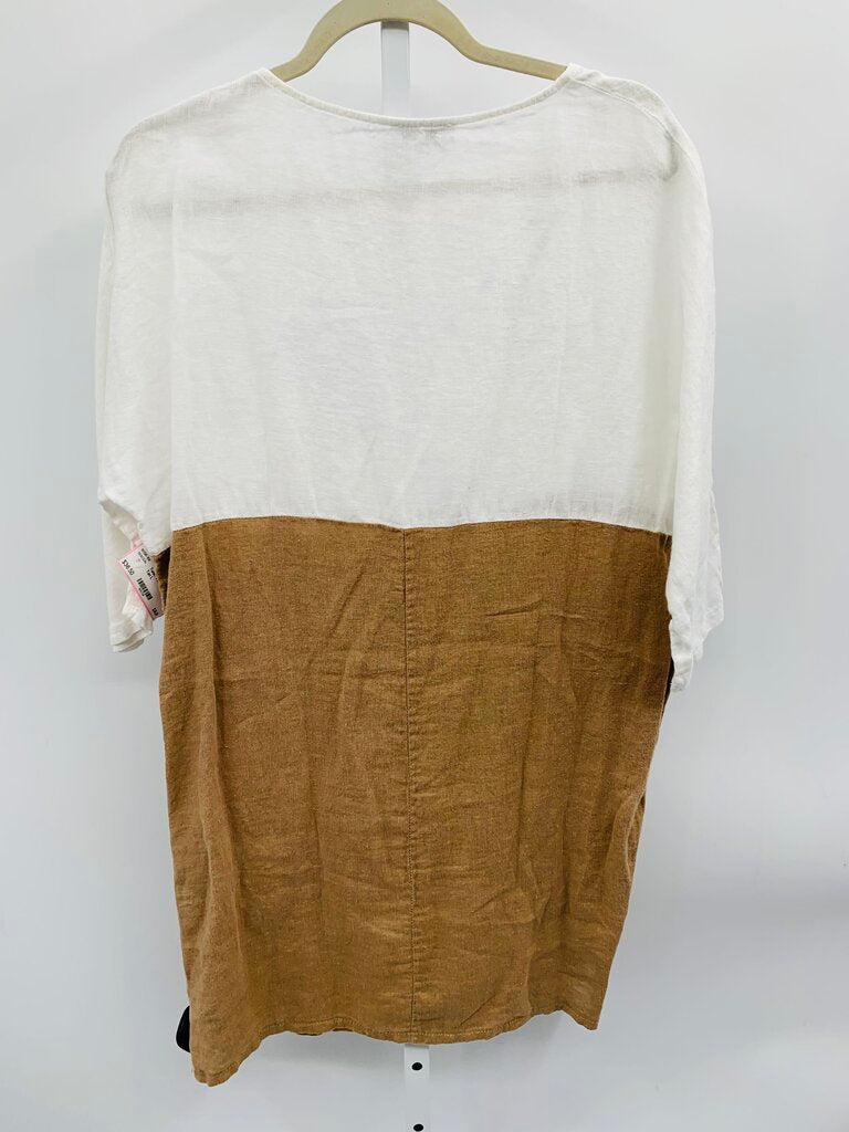 Vanessa Zani Tunic Tan L