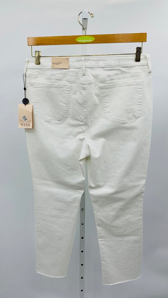 NYDJ Jeans Skinny White 16