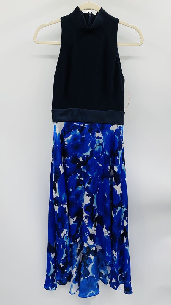 Theia Dress Navy 6