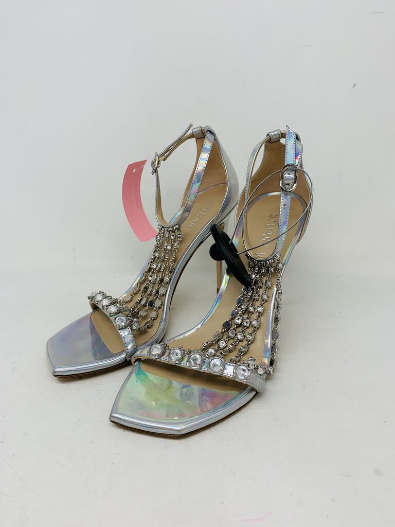 Stuart Weitzman Heels Silver 7