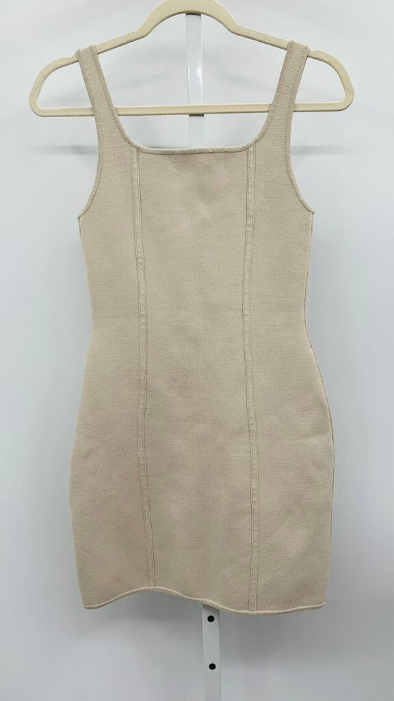 Babaton Dress Beige M