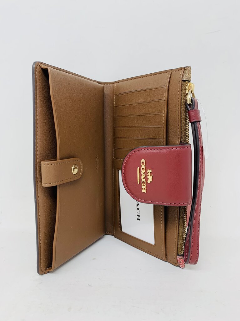 Coach Wallet Tan Signature