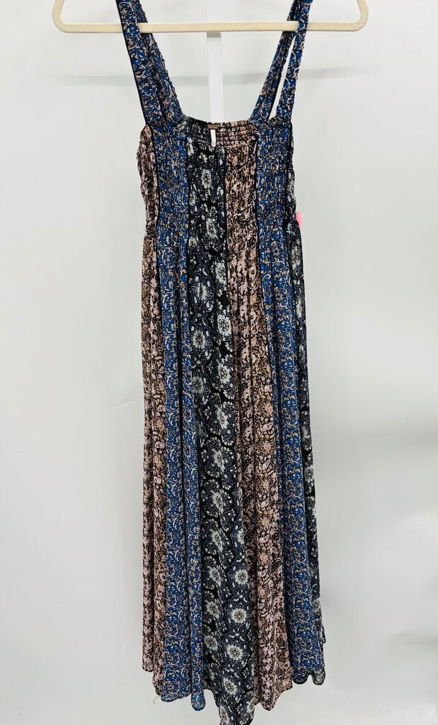 Free People Maxi Dress Blue XS