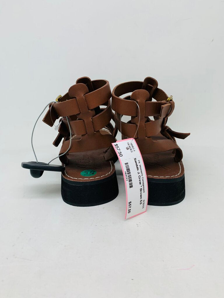 J. Crew Sandals Brown 5.5