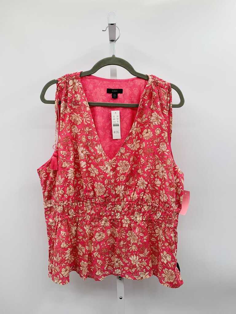 J. Crew Top Plus Pink XXL