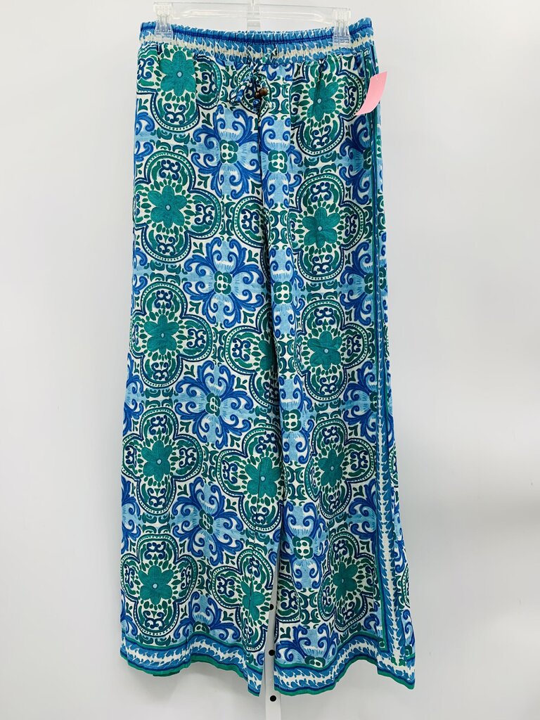 Rachel Zoe Pants Wide Leg Green S