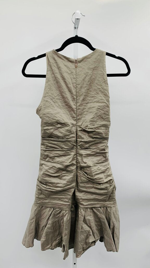 Nicole Miller Formal Dress Taupe 10