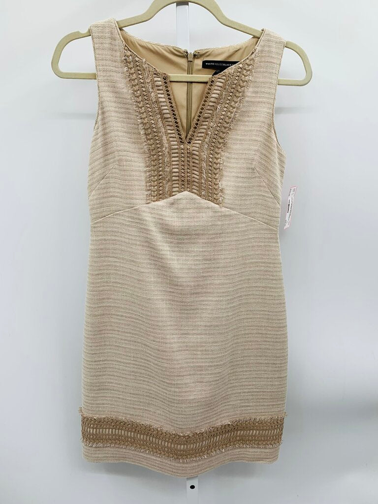 WHBM Dress Beige 0