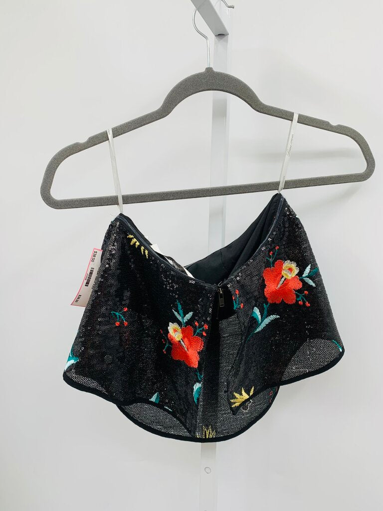 Lovers + Friends Crop Top Black XXS