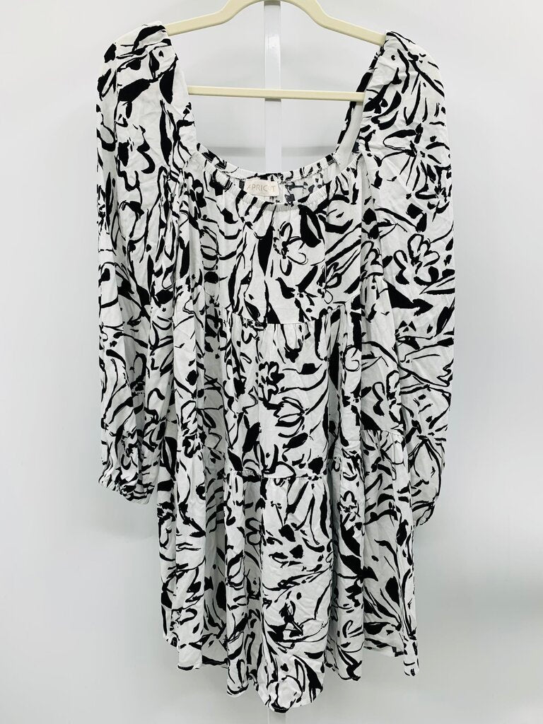 Apricot Dress White 6