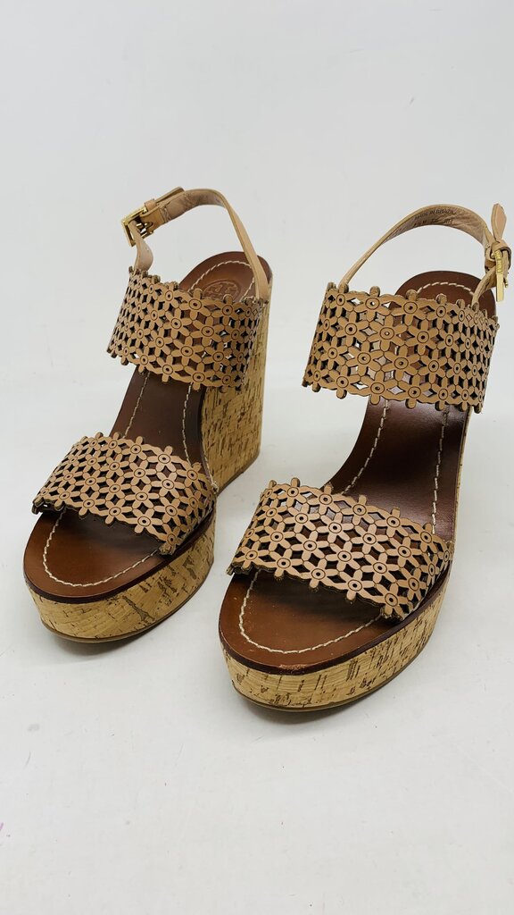 Tory Burch Wedge Tan 7.5