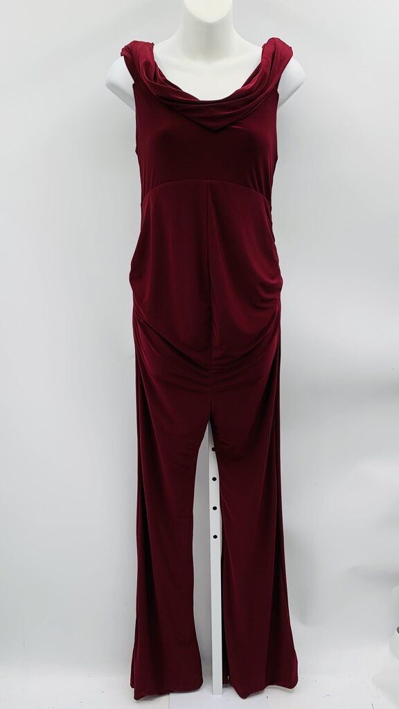 Club L London Jumpsuit Burgundy 6