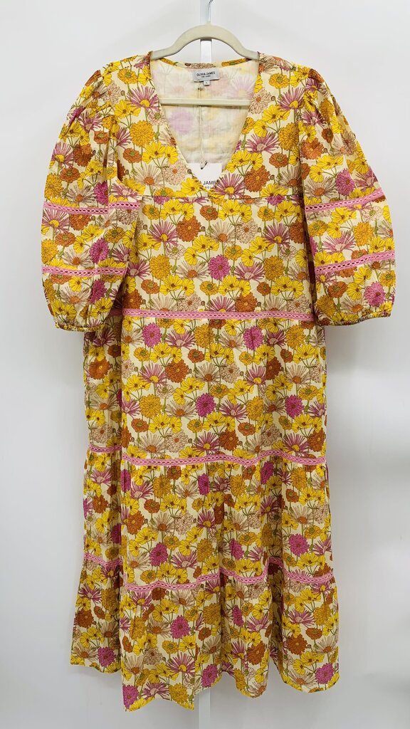 Olivia James Maxi Dress Yellow L