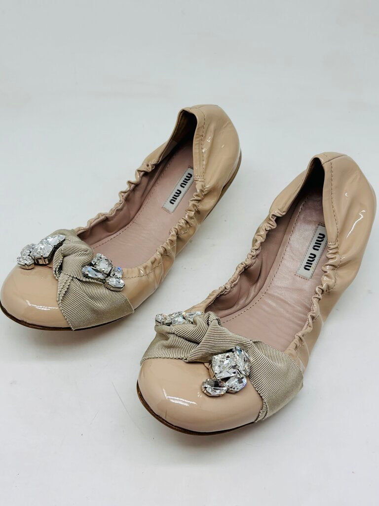 Miu Miu LUXURY SHOES Beige 8.5