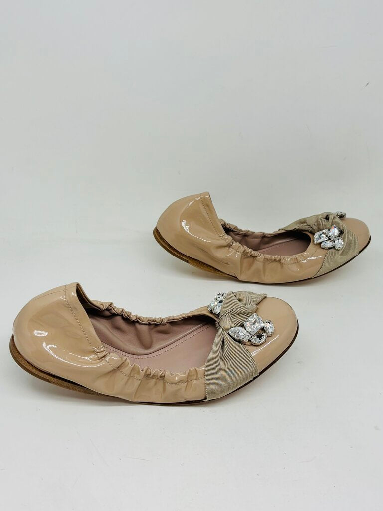 Miu Miu LUXURY SHOES Beige 8.5
