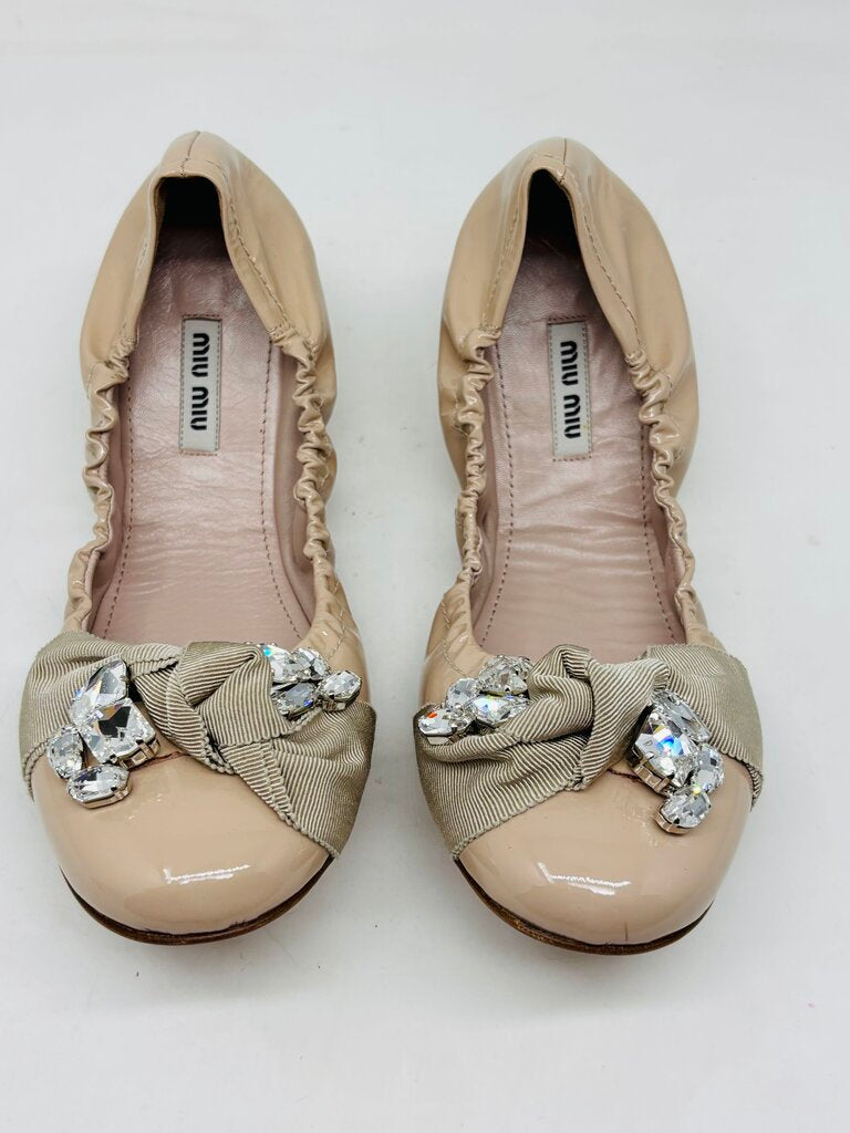 Miu Miu LUXURY SHOES Beige 8.5