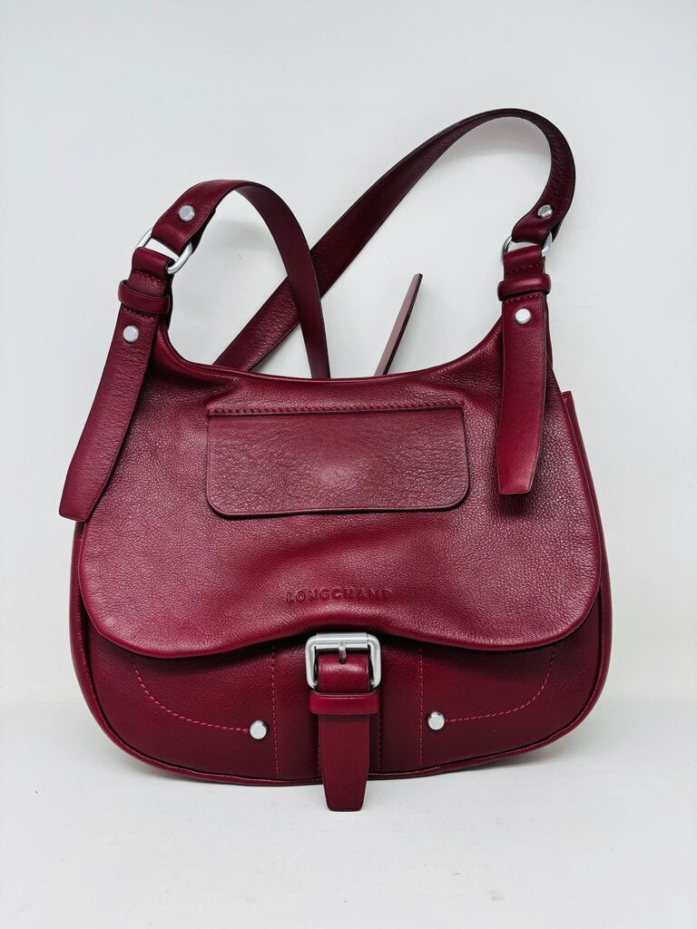 Longchamp Crossbody Bag Burgundy