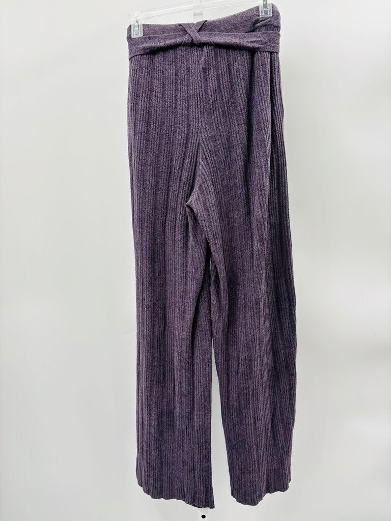 Barefoot Dreams Pants Wide Leg Purple M