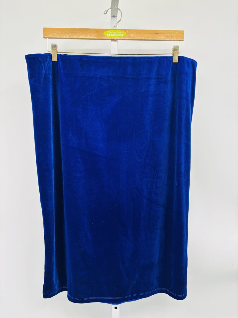 Eloquii Skirt Maxi Blue 24