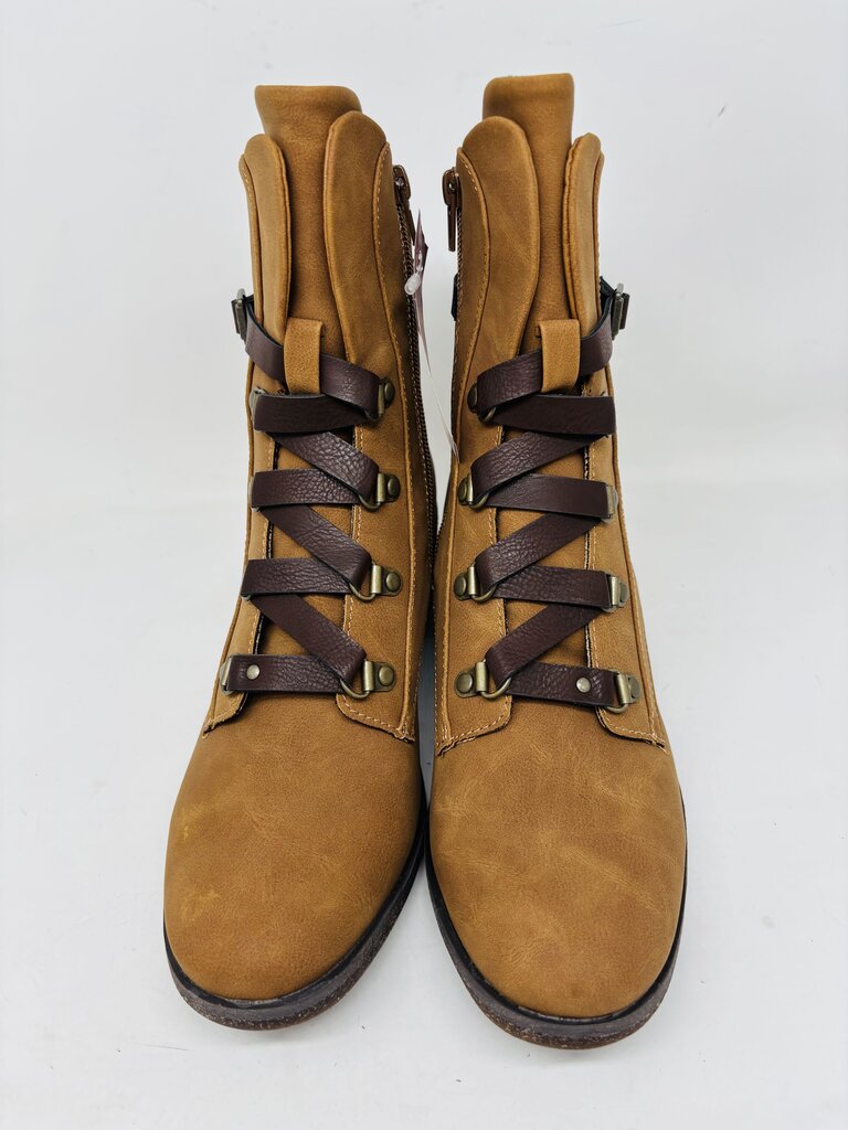 Korks Ankle Boots Tan 8.5