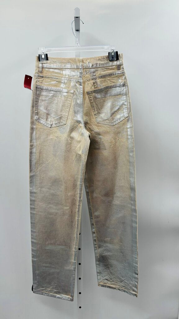 Zara Jeans Straight Silver