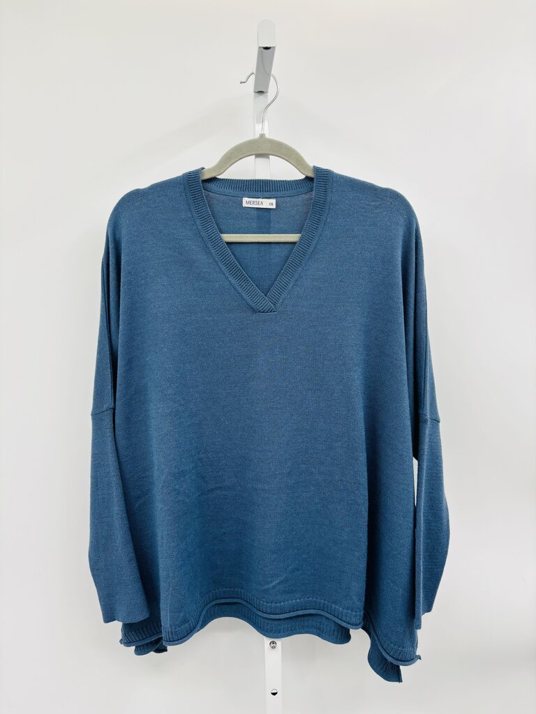 Mer Sea Sweater Blue OS