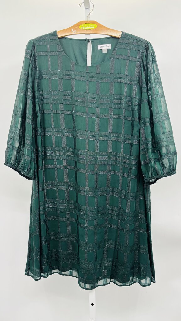 Calvin Klein Dress Plus Green 22W