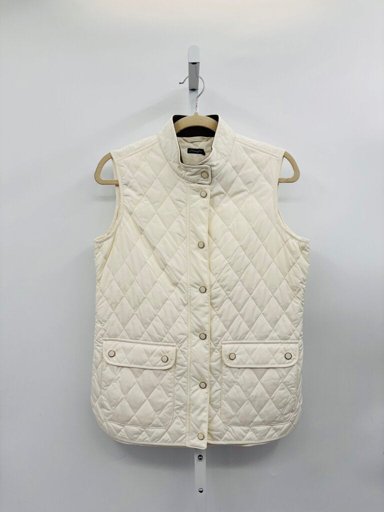 J. McLaughlin Vest Ivory M