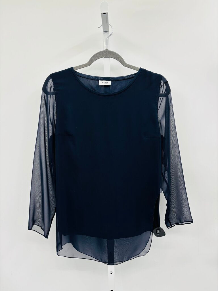 Akris: Punto Blouse Navy 10