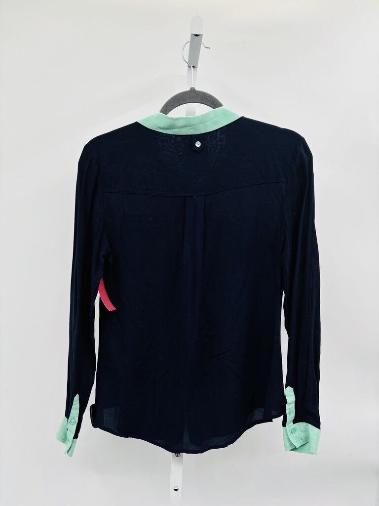 Maeve Blouse Navy 2