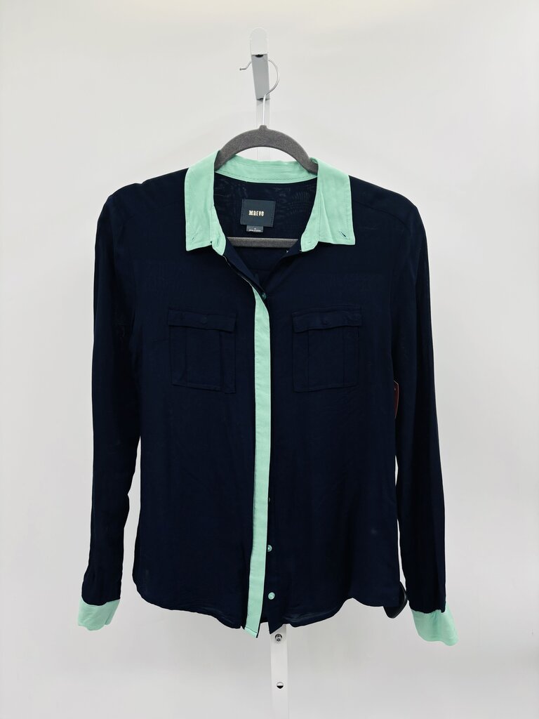 Maeve Blouse Navy 2