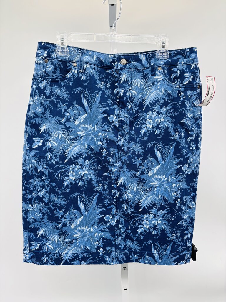 Talbots Skirt Navy 12P